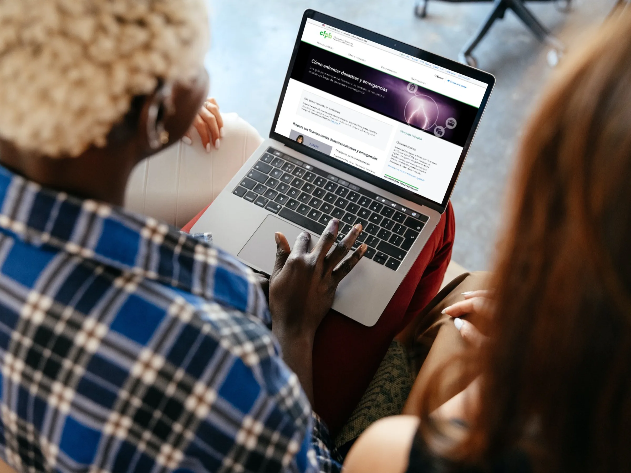 people with laptop